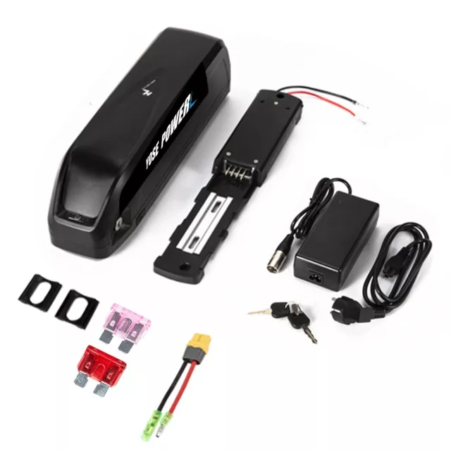 Akku 48V 15Ah 721Wh Hailong E-bike Batterie & Ladegerät USB für Ebike Pedelec