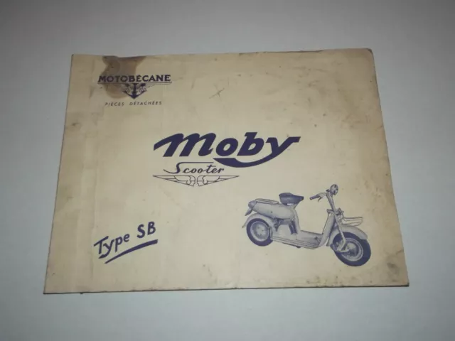 Catalogue De Pieces Detachees Motobecane Scooter Moby.