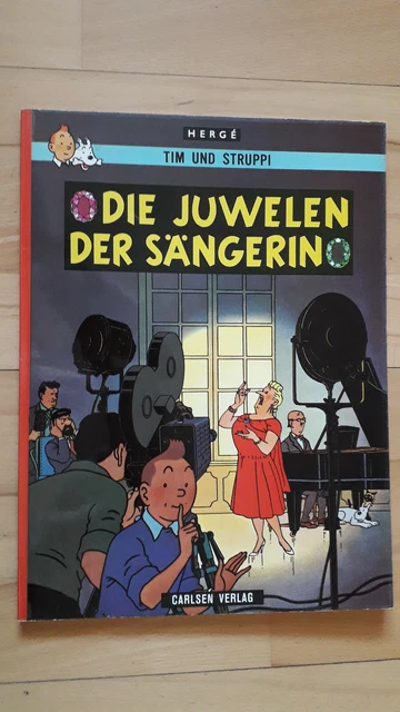 Tim und Struppi Die Juwelen der Sängerin - TOP Z0-1 CARLSEN COMIC 1975 Hergé