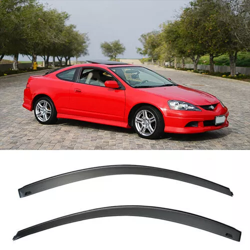 Window Rain Guard Visors For 02-06 2Dr COUPE Acura RSX Integra JDM-Style