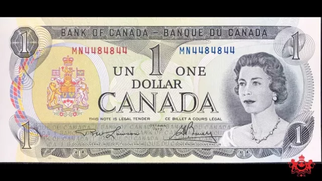 1973 Bank Of Canada 1$ Lawson/Bouey 2 Digits Radar MN4484844 - CHunc -