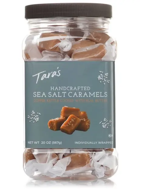 All Natural Gourmet Sea Salt Caramel: Small Batch, Creamy  - 20 Ounce