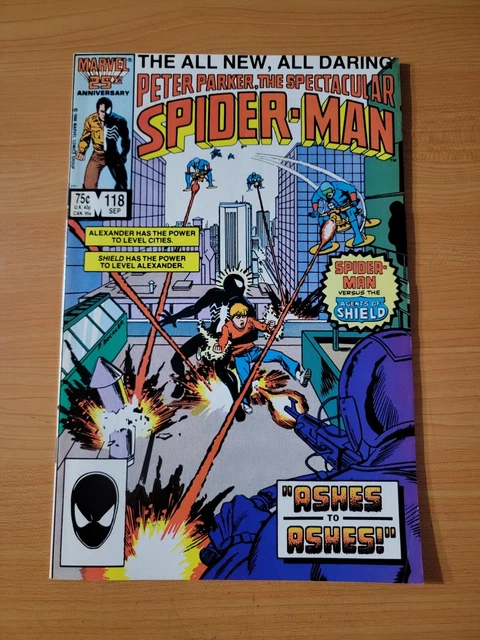 Spectacular Spider-Man #118 Direct Market Edition ~ NEAR MINT NM ~ 1986 Marvel