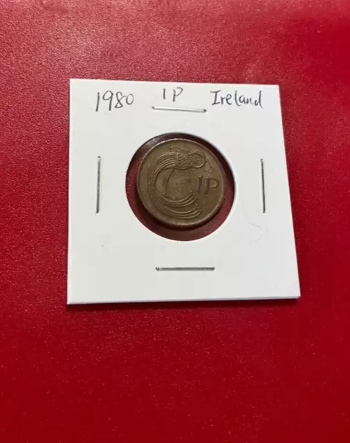 1980 Irland Irisch Eire 1P Münze - Schöne Welt Münzen