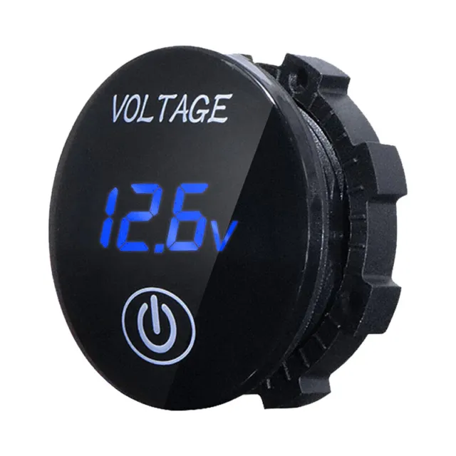 Car Motorcycle 12V-24V LED Digital Display Voltmeter Volt Voltage Meter