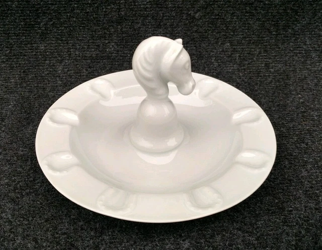 PORCELAINE HAVILAND coupe vide poche Cendrier CHEVAL Limoges
