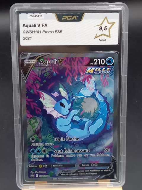 CARTE JUMBO GRANDE carte Pokémon Aquali Vmax swsh182 EUR 15,00