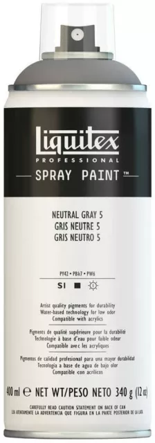 Liquitex Spray Paint 4455599 Neutral Gray 5 400 ML