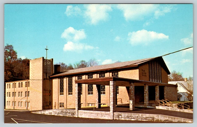c1960s First Baptist Church Whitesburg Kentucky Vintage Postcard