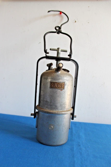 Ancienne Lampe De Mineur à Carbure – Fabrication Française – état Bon