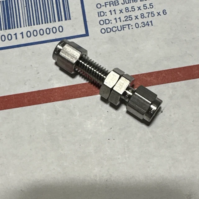 New Swagelok SS-200-61 ,1/8 inch  Bulkhead fitting