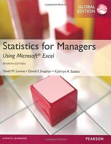 STATISTICS FOR MANAGERS Using MS Excel de Levine, David M.... | Livre ...