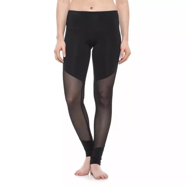 Women Sheer Mesh High Waist Crotchless Leggings Yoga Workout Party Club  Pants