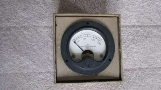 General Electric  0-150 Volts AC Panel Meter