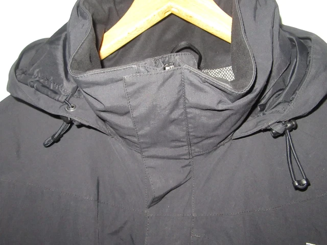 Men THE NORTH FACE HyVent Sz L Black Lightweight Hooded Zip Jacket Mesh Lining 6