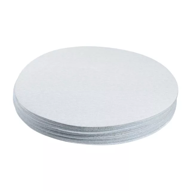 20 Pcs 7-Inch Aluminum Oxide White Dry Hook and Loop Sanding Discs 600 Grit