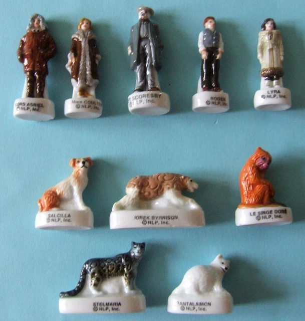 SÉRIE COMPLÈTE DE 10 fèves A la croisée des mondes Boussole d