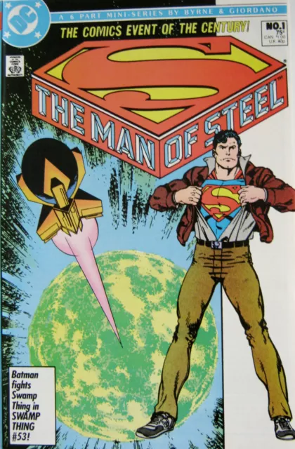 Man of Steel #1 Origin of Superman DC Comics 1986 1st Print John Byrne