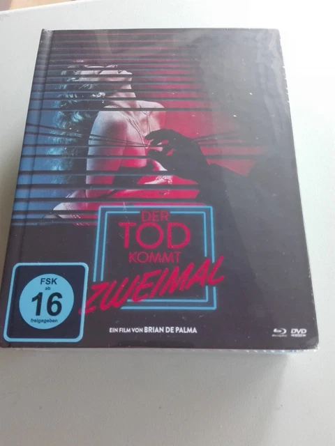 DER TOD KOMMT ZWEIMAL Mediabook - Brian de Palma  (2x Blu-ray + DVD) - OVP