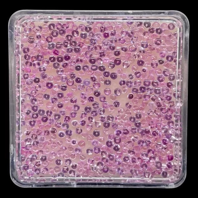 50 Pcs Natural Pink Sapphire 1.5mm Cabochon Bubbles Loose Gemstones Sri Lanka