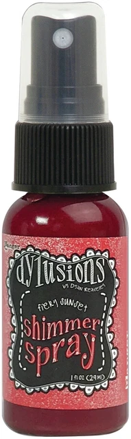 Dylusions Schimmersprays 1oz - Feuriger Sonnenuntergang - DYH-77510