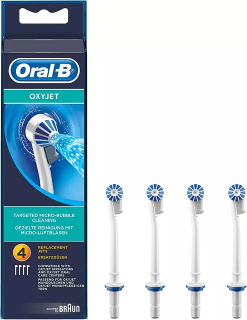 Oral-B OxyJet Electric Toothbrush Heads - 4 Pack