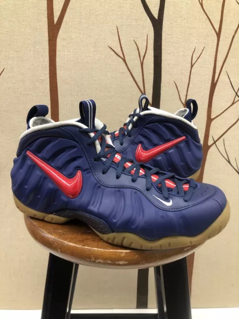 Nike Air Foamposite Pro USA Blue Void/Red CJ0325-400 Men's Size 8 Wome -  beyond exchange
