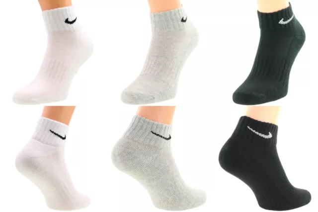 Nike Socken Herren Damen One Quater Socks 2 Paar, 4 Paar, 8 Paar Kurze Socke