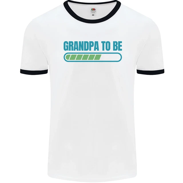 Grandpa to Be Funny New Baby Birth Mens Ringer T-Shirt