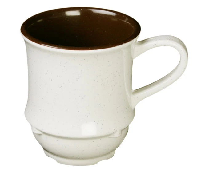 Thunder Group AD918AA Arcadia 9 oz. Two-Tone 3 1/4" Mug - 12/Case