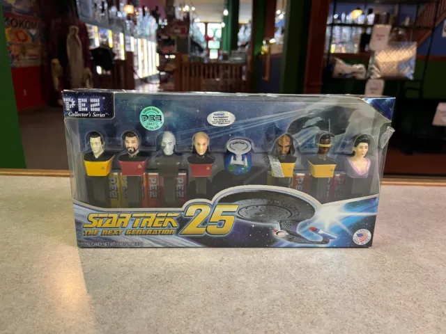 Star Trek 25 The Next Generation PEZ Dispenser Collectors Limited Edition Set
