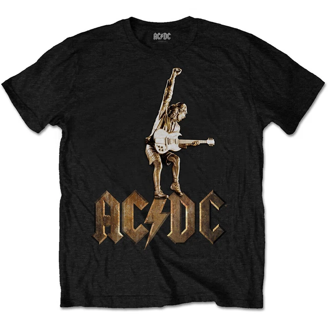 ACDC ANGUS YOUNG Statue Rock Music ufficiale Uomo maglietta unisex EUR 21 99 PicClick IT