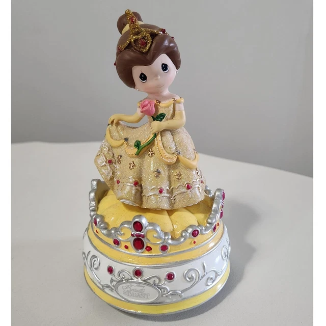PRECIOUS MOMENTS DISNEY Belle Beauty and the Beast Music Box