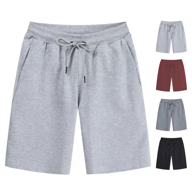 Hombre Pantalones de Gym Jogging Cortos Verano en Forma SPORTS Holgad <