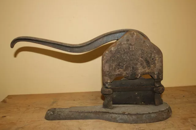 1880's Campbell Holston Grocers Bloomington ILL Tobacco Plug Cigar Cutter