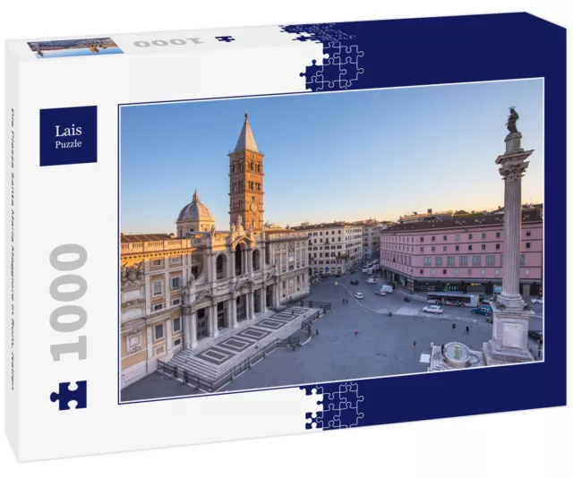 Lais Puzzle - Die Piazza Santa Maria Maggiore in Rom, Italien - 1.000 Teile