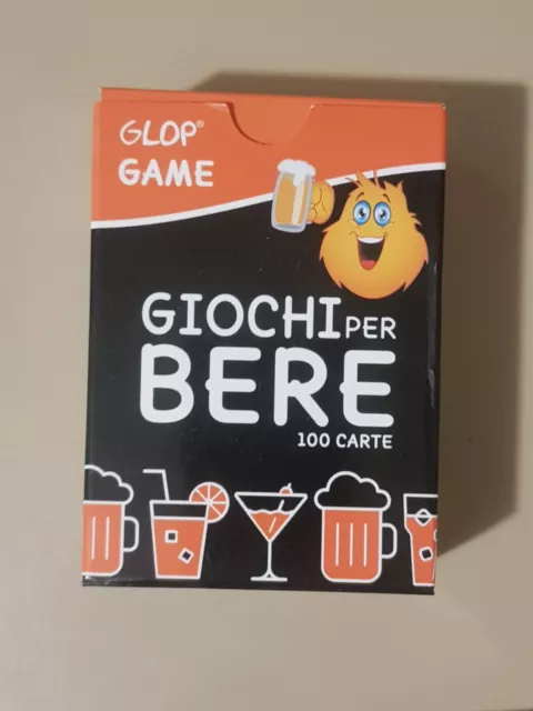 Glop 500 Carte - con App - Giochi per Bere - Giochi Alcolici per Feste -  Giochi da Tavolo per Adulti - Giochi di Carte Adulti - Giochi di società -  Dinking Game - Idee Regalo