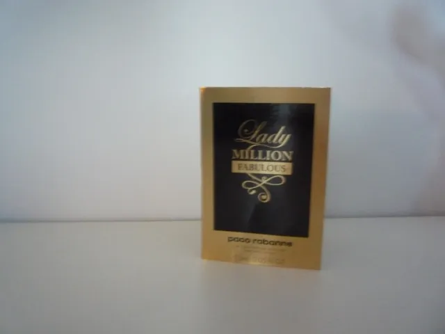 Paco Rabanne Lady million fabulous 1,5 ml eau de parfum intense neu Probe