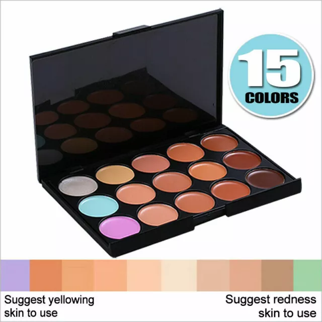 NEW 15 Color Contour Cream Concealer Kit Neutral Makeup Camouflage Palette SALE