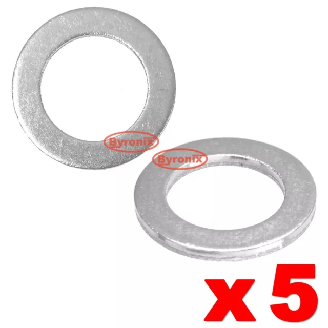 Sump Plug Washer Oil Drain Sealing Ring For Some Honda Models 94109-14000 X 5