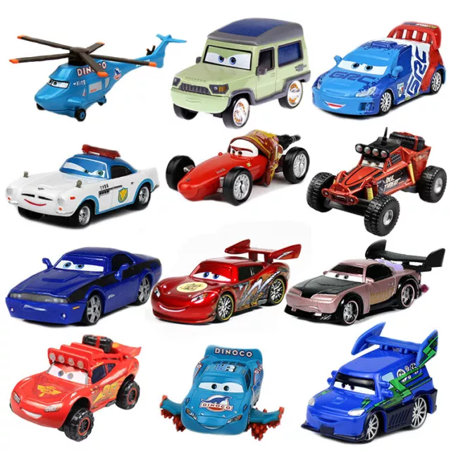 All Styles Pixar Cars Lightning McQueen Smokey 1:55 Diecast Model Car Kids Toys
