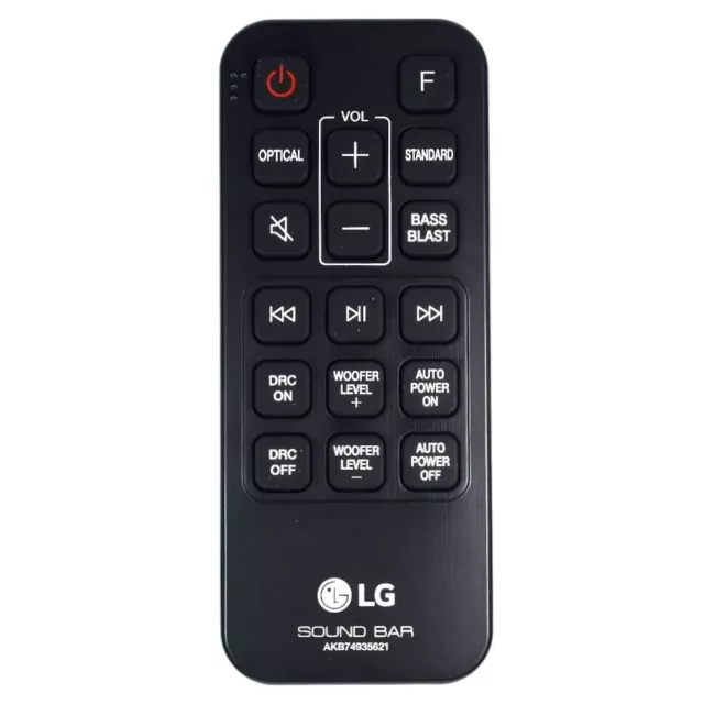 Genuine LG AKB74935621 Soundbar Remote Control