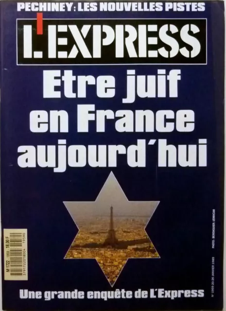 Mag 1989: ETRE JUIF EN FRANCE_MAXIME LE FORESTIER_JAMES WOODS_REGINE CHOPINOT