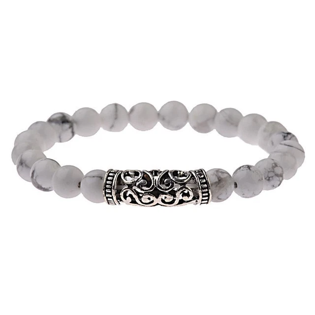 Black Color Classic Beads Bracelets Accessory Ornament Jewelry Diy Bracelet 2pcs