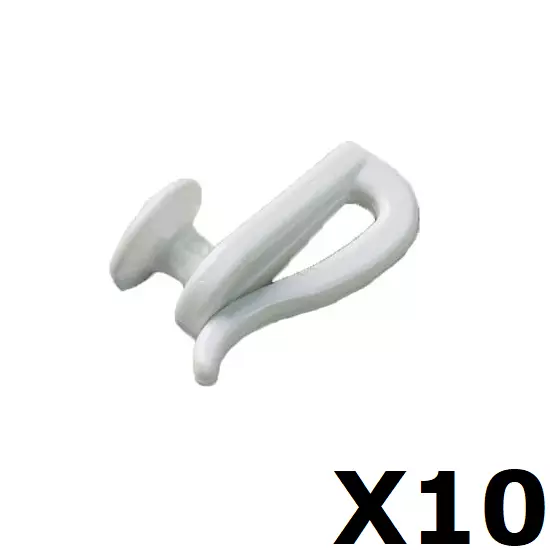 X10 Swish Curtail Button Hooks - Caravan / Motorhome s220