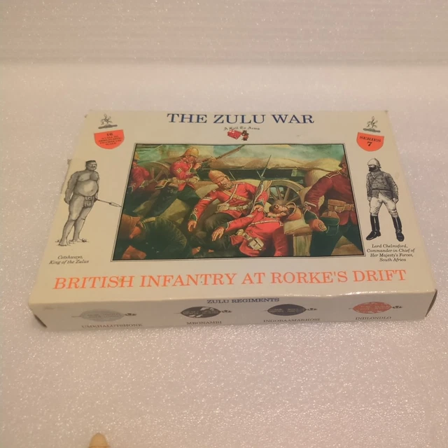 Figurines W. Britain Guerre Anglo-Zouloue – Rorke's Drift, The Evacuation Of The Hospital, 1:30