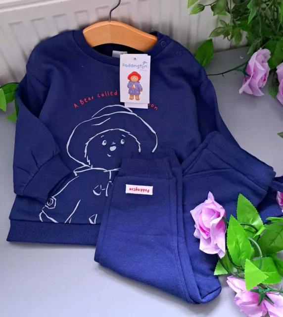 Baby Boy 12-18 Months BNWT F&F Paddington Bear Supersoft Set