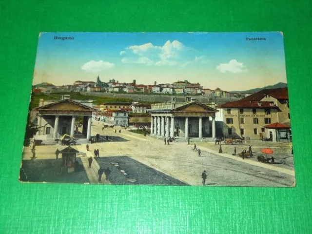 Cartolina Bergamo - Panorama 1920 ca.