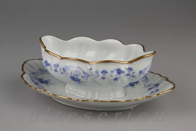 Sauciere mit Teller einteilig Royal Limoges Fontainebleau