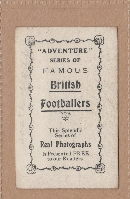 1921-22 DC Thomson berühmte britische Fußballer - W Cresswell, South Shields 2